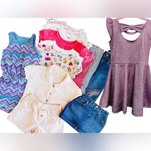 👧🏻👚Bundle of 13 pieces of clothes for girls size 4, in perfect condition